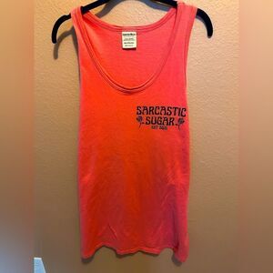 Sarcastic Sugar long tank top